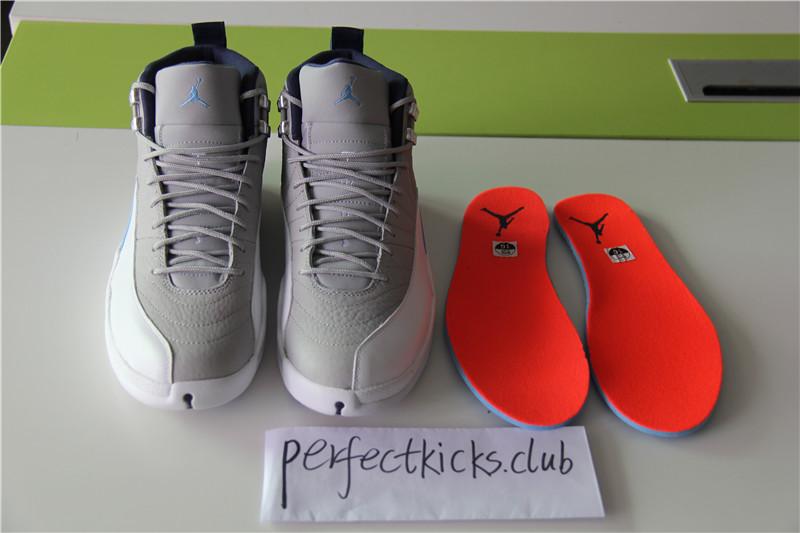 Air Jordan 12 Grey/University Blue